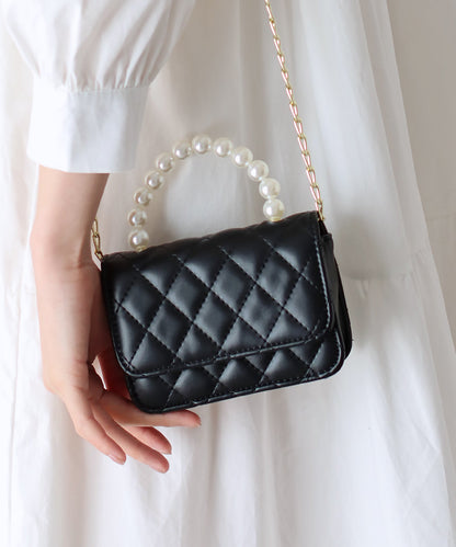 Pearl Handle 2-Way Mini Bag