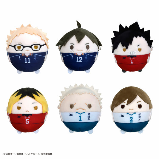 Haikyu!! 2 Chubby Doll Keychain 6pcs 1set