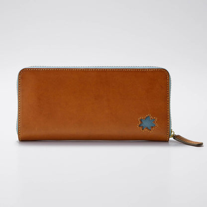  Moomin Genten leather long wallet 