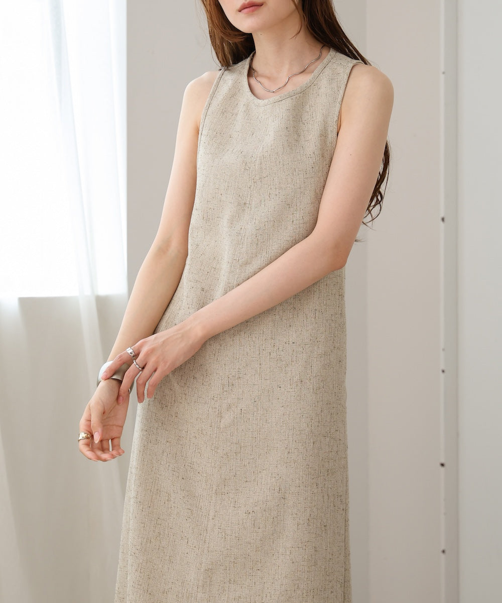 Back Cross Amesuri Long Dress