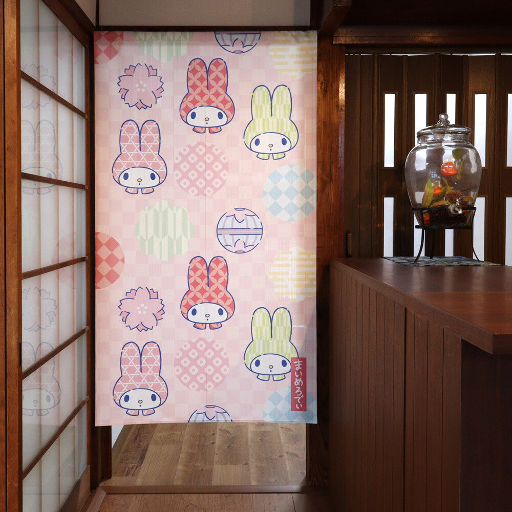 My Melody Sakura Door Curtain