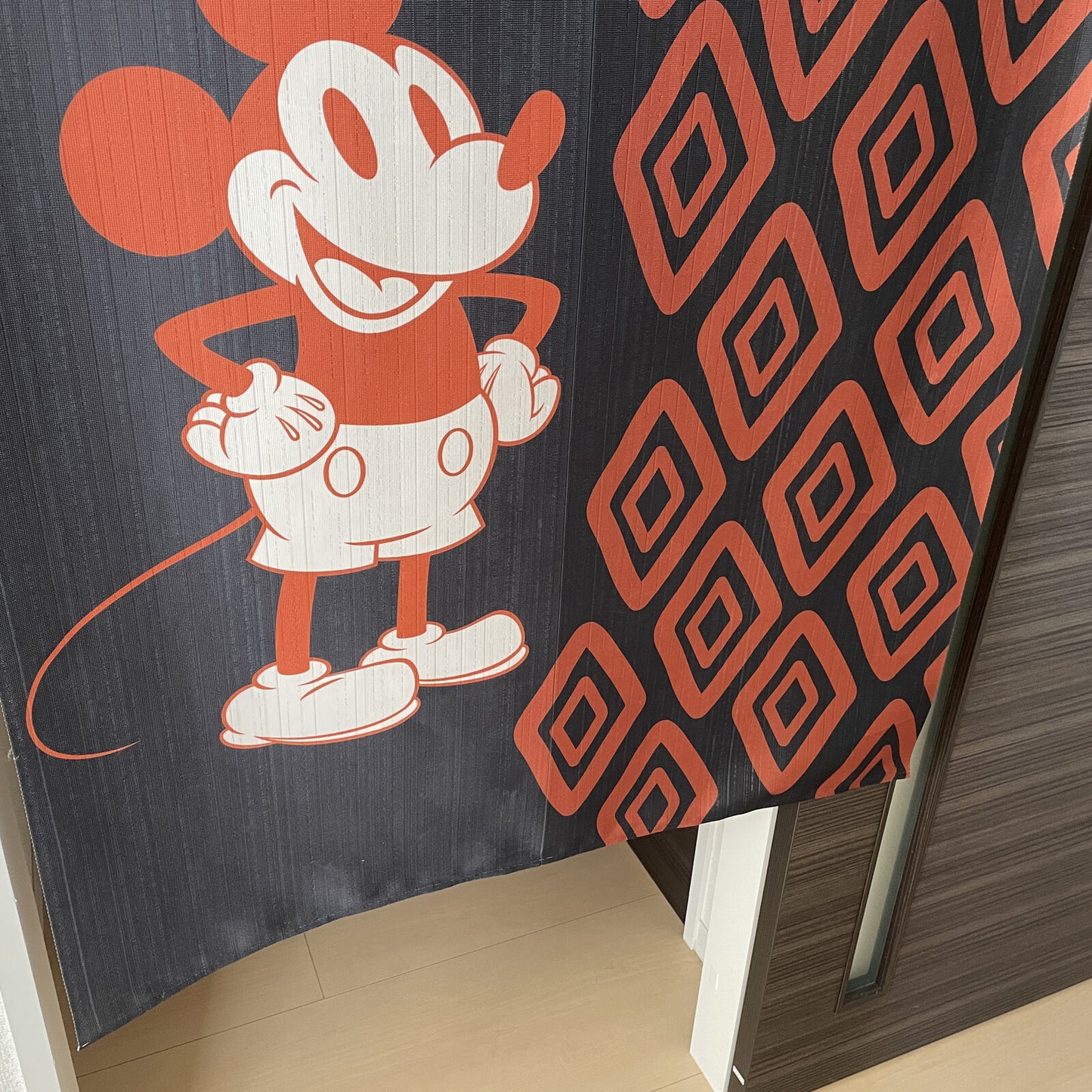  Disney Characters Door Curtain Made in Japan 