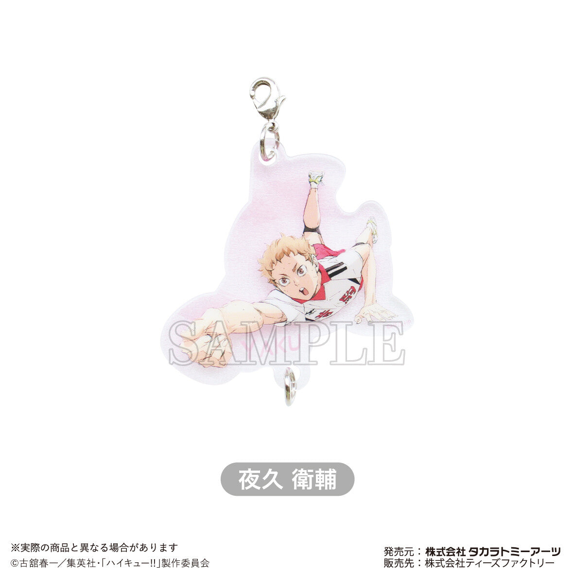 Haikyu!! Key Chain Charm 1 Box 8 pcs