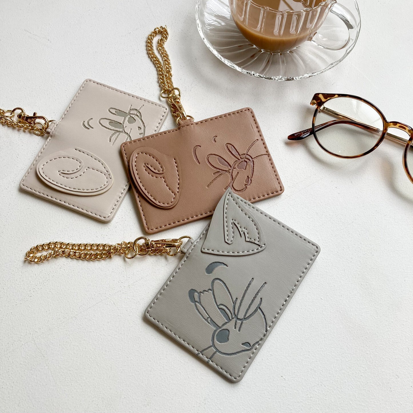  TOM&JERRY × Flapper Face card holder 