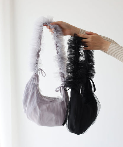 Tulle Frill Shoulder Bag