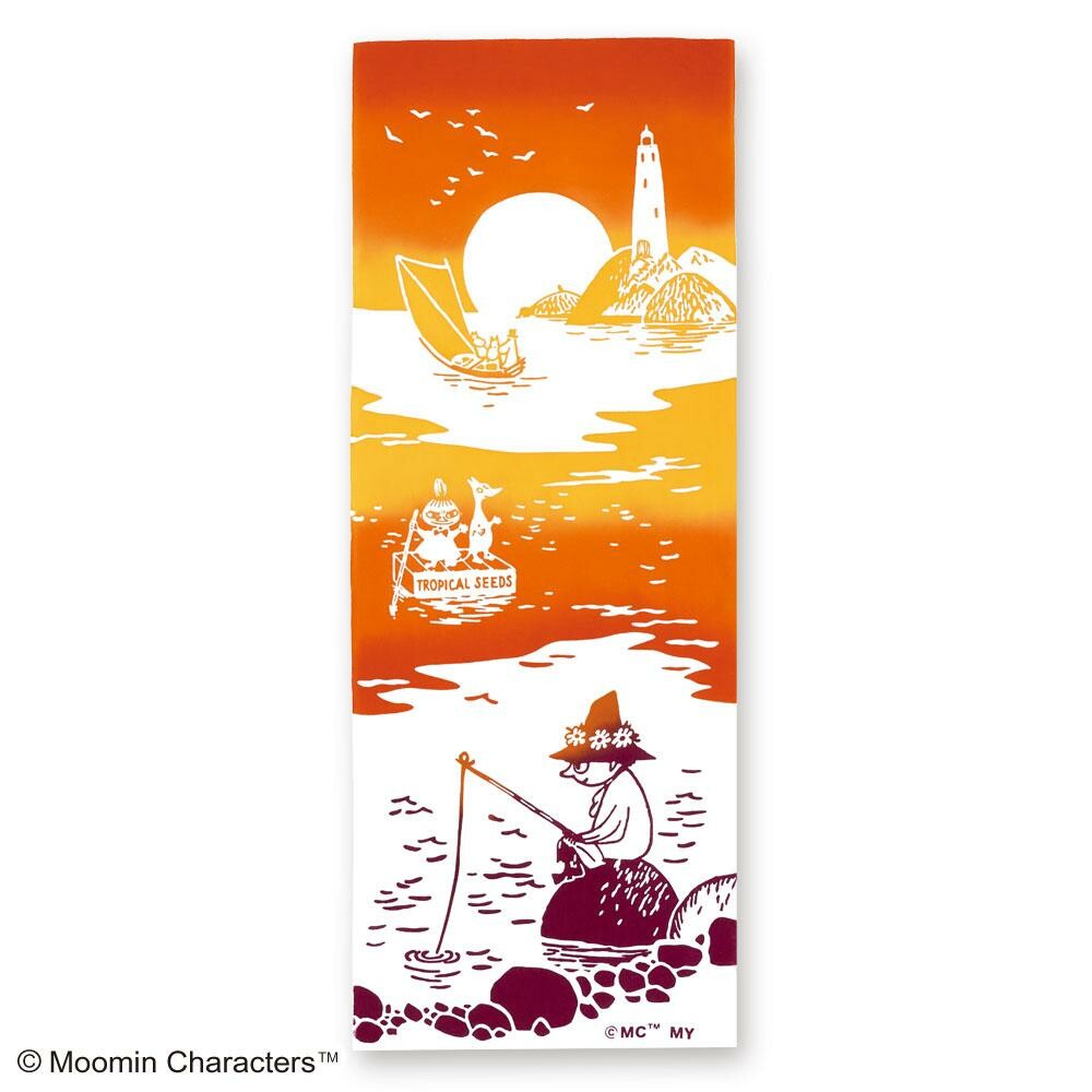  Moomin Characters dyed Hand Towel 