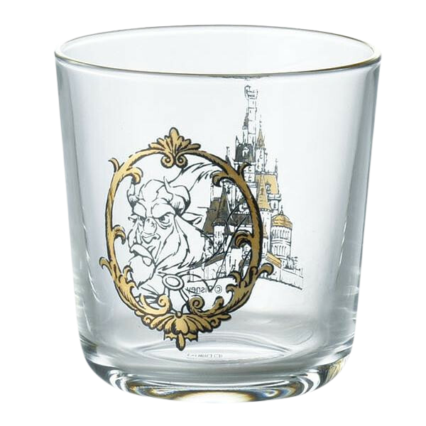 Disney Beauty and the Beast Tableware Collection Glass 4-Piece Set