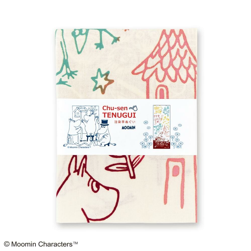  Moomin Characters dyed Hand Towel 