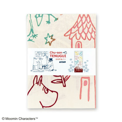  Moomin Characters dyed Hand Towel 