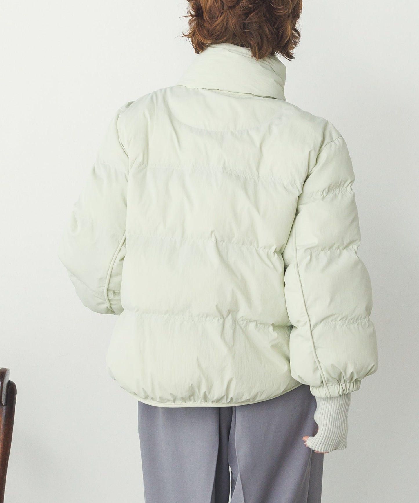 Quilted Jacket with Muffler