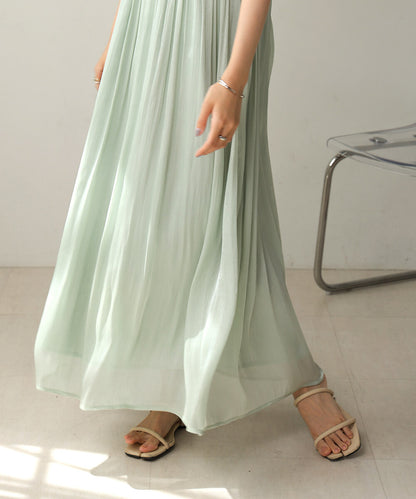 Sheer Glitter Cami Dress