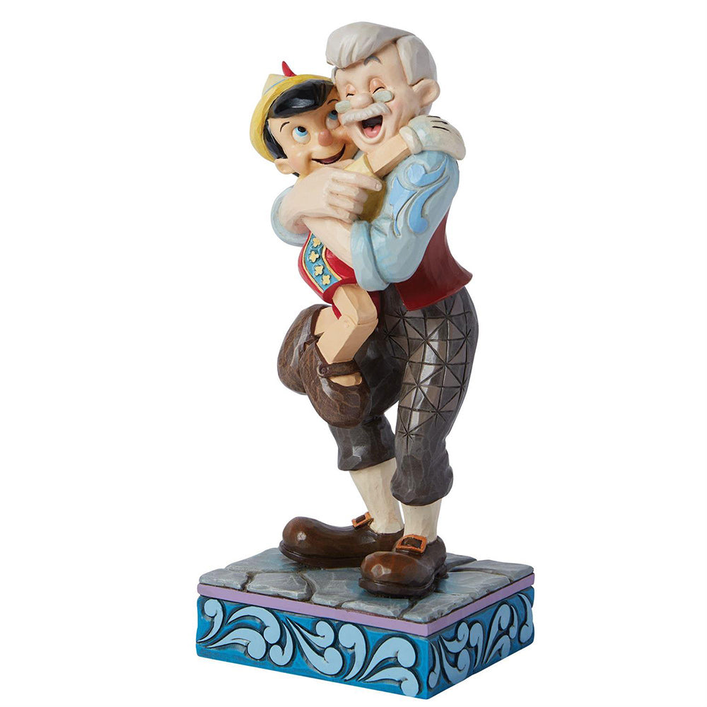 Disney Traditions Geppetto & Pinocchio Hug