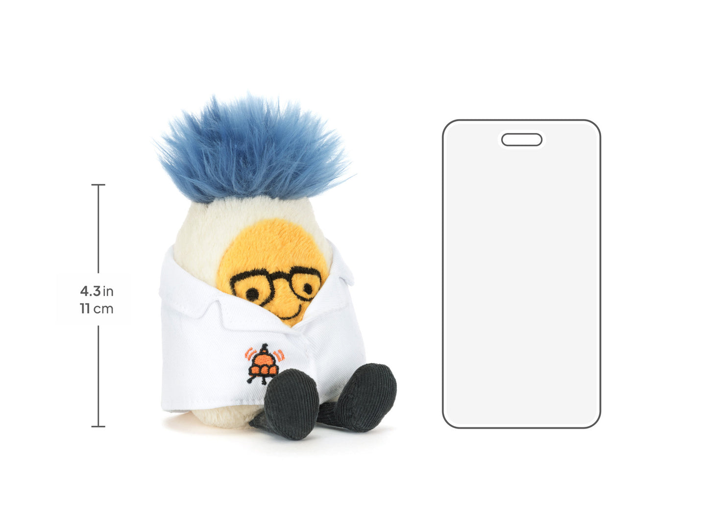 Amuseables Boiled Egg Scientist Outfit