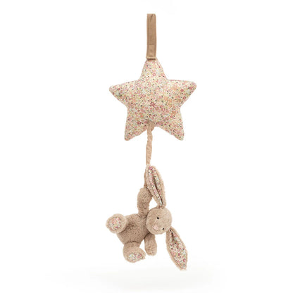 Blossom Bea Beige Bunny Musical Pull