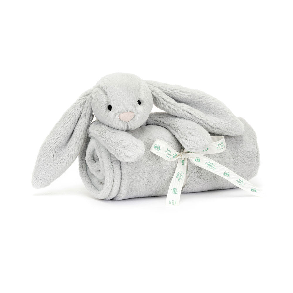 Bashful Bunny Blankie - silver