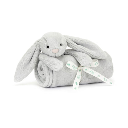 Bashful Bunny Blankie - silver