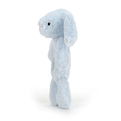 Bashful Bunny Ring Rattle - baby blue