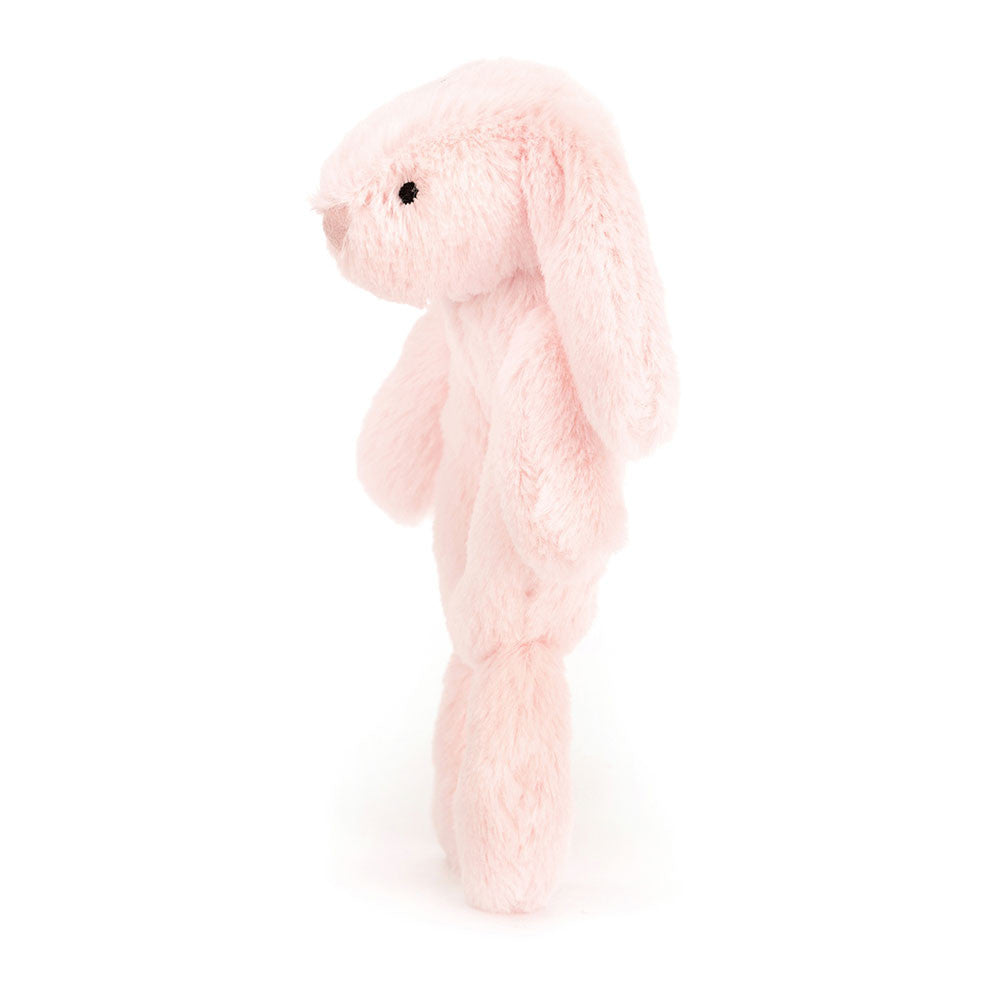 Bashful Bunny Ring Rattle - baby pink