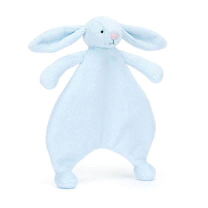 Bashful Bunny Comforter - baby blue