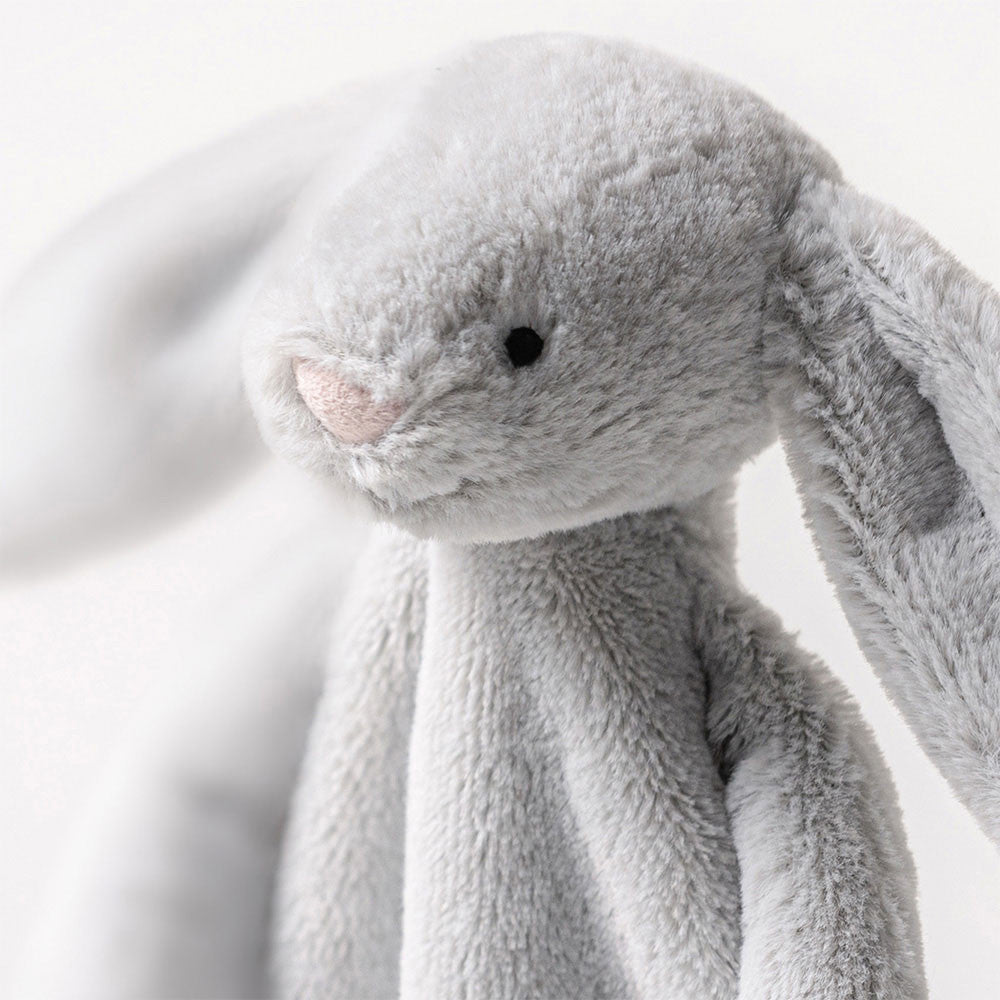 Bashful Bunny Comforter - silver