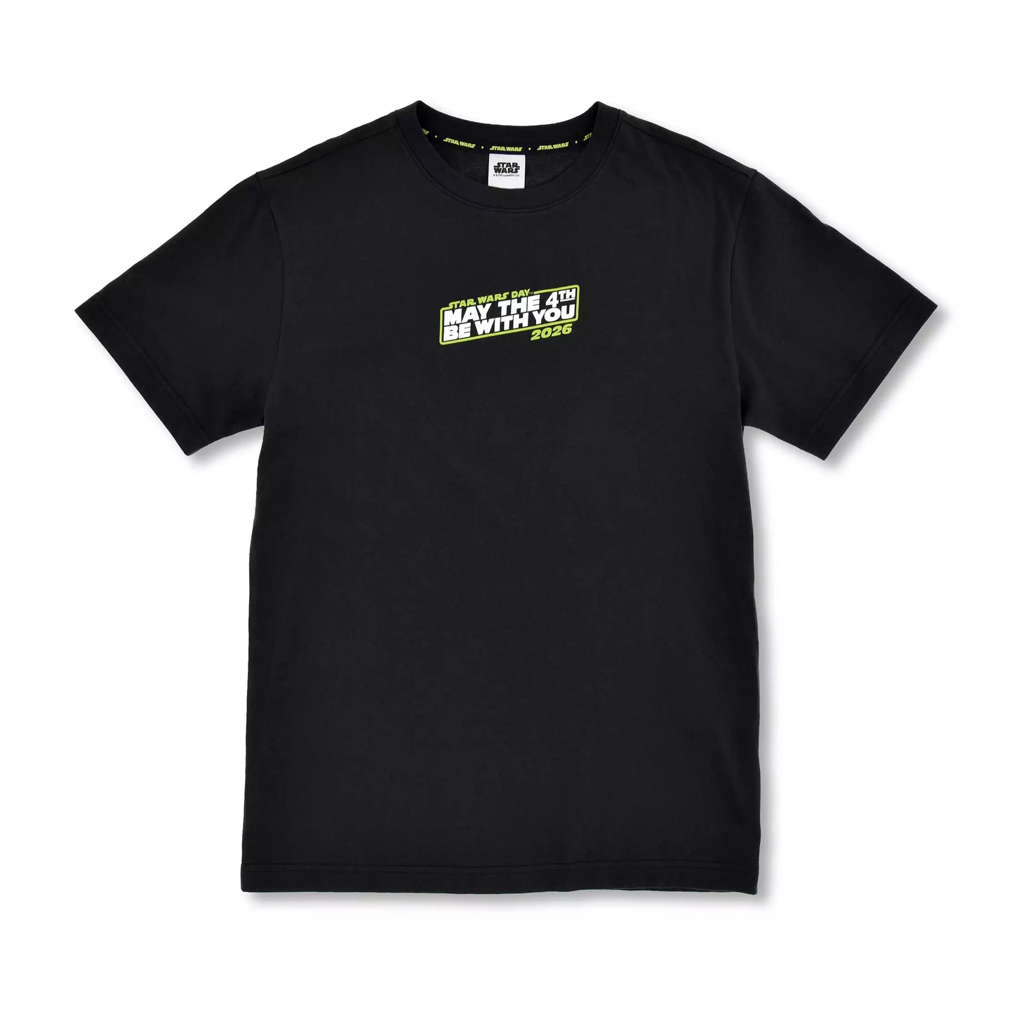 Star Wars May the 4th 2026 黑色紀念圖案短袖Tee（L／XL） Star Wars “May the 4th 2026” Black Commemorative T-Shirt (L/XL)