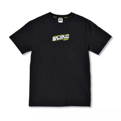 Star Wars May the 4th 2026 黑色紀念圖案短袖Tee（L／XL） Star Wars “May the 4th 2026” Black Commemorative T-Shirt (L/XL)