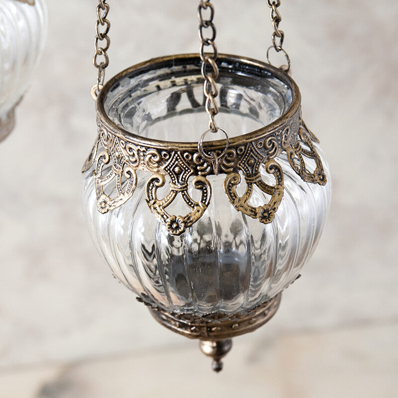 Loire glass hanging pot