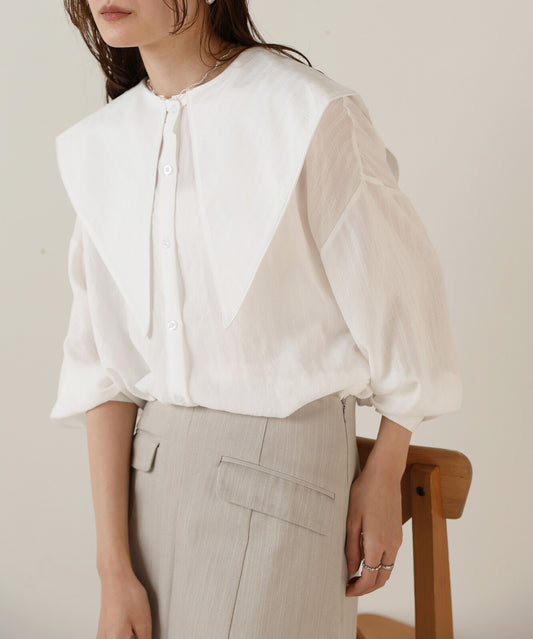 Big Sailor Collar Blouse