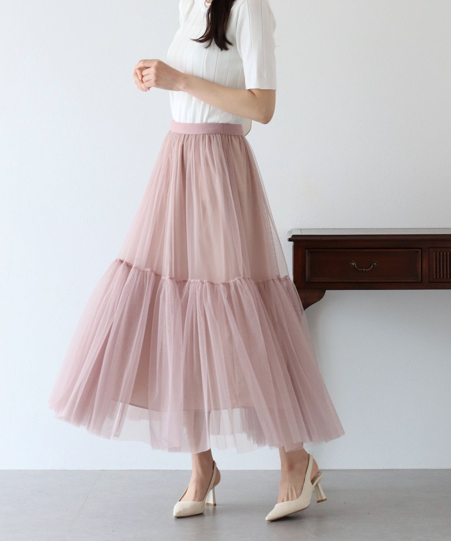 Tulle Tiered Skirt