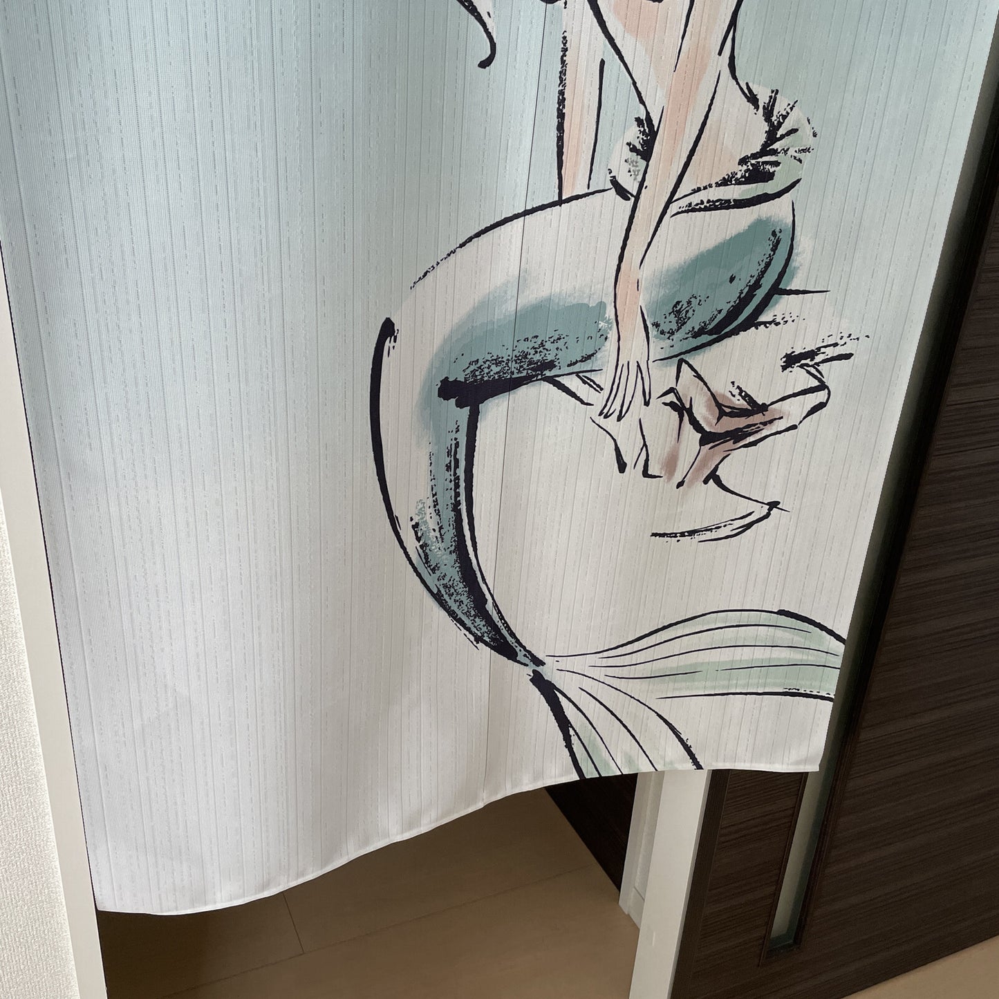  Disney Ariel door curtain made in Japan 