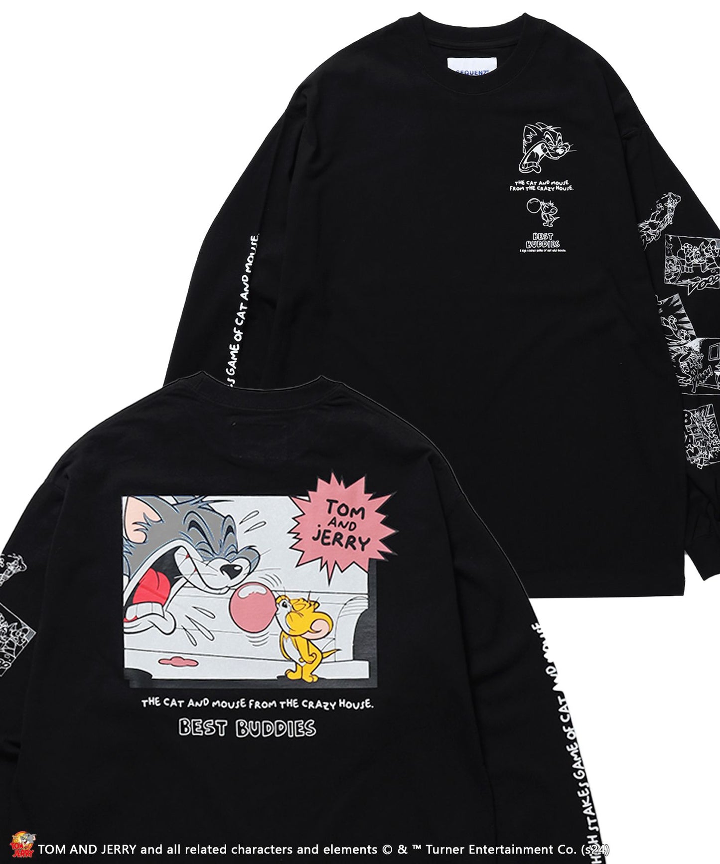 SEQUENZ meets TOM&JERRY TJ COMIC S TEE