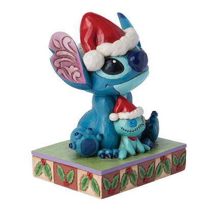 Disney Traditions Stitch & Scrump Christmas Buddies