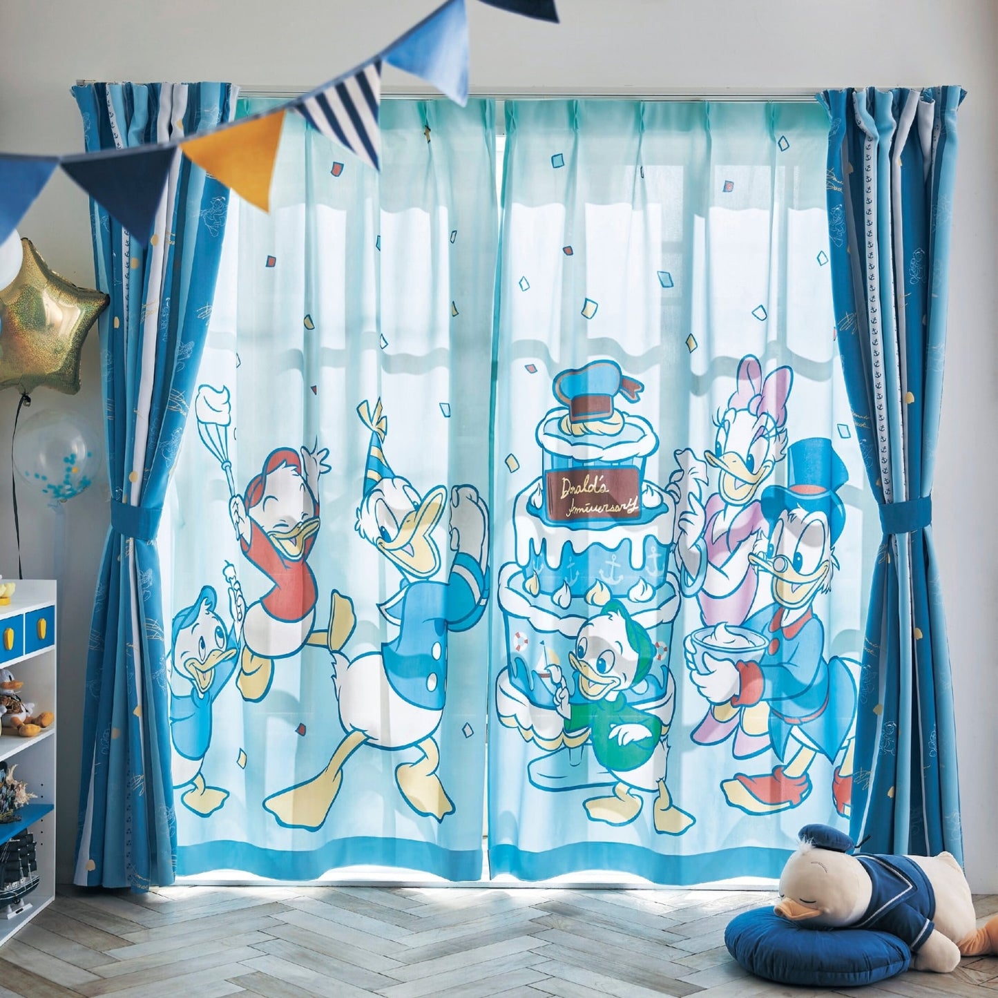  Donald Duck & Family Curtains 2-Pack 