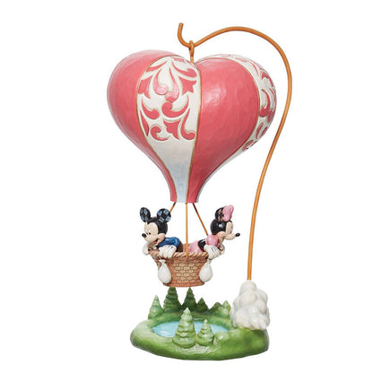 Disney Traditions Mickey & Minnie 心形氣球擺設