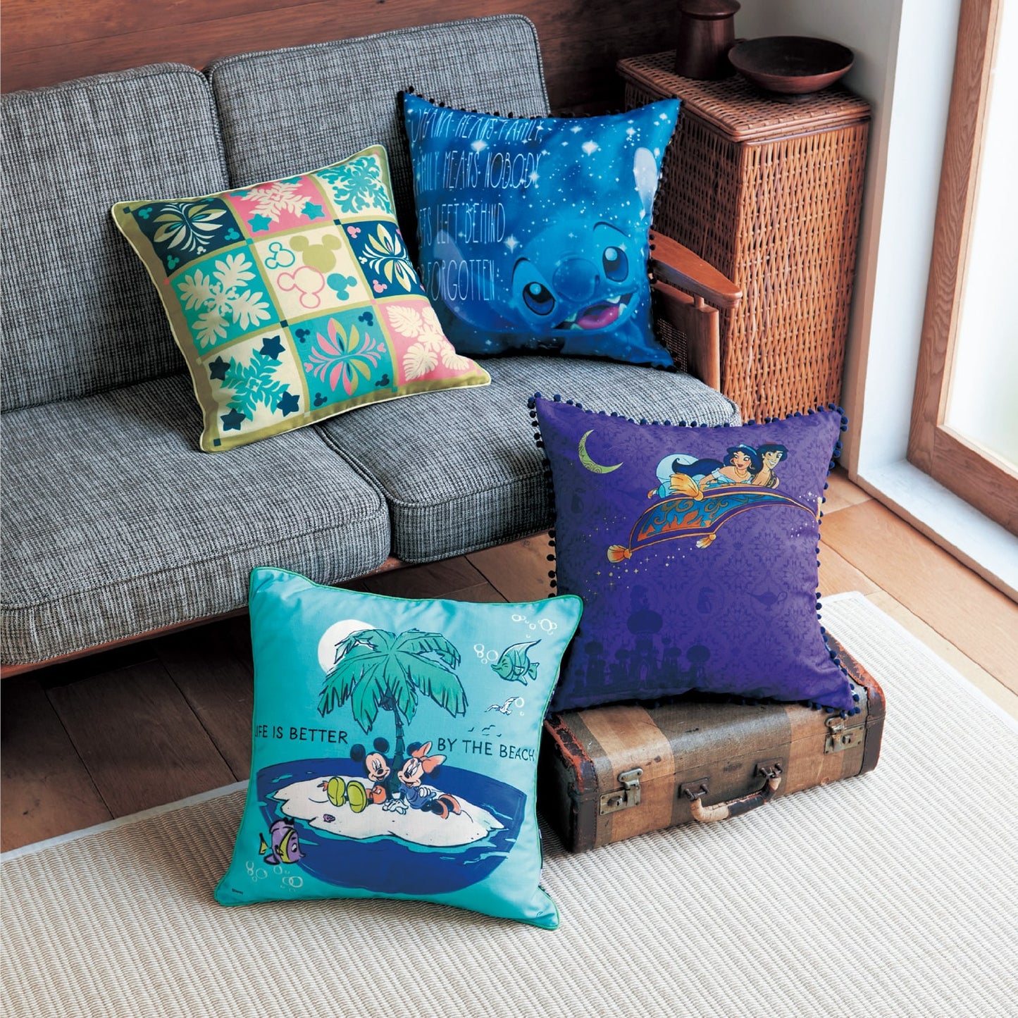 Disney Characters Cushion Cover