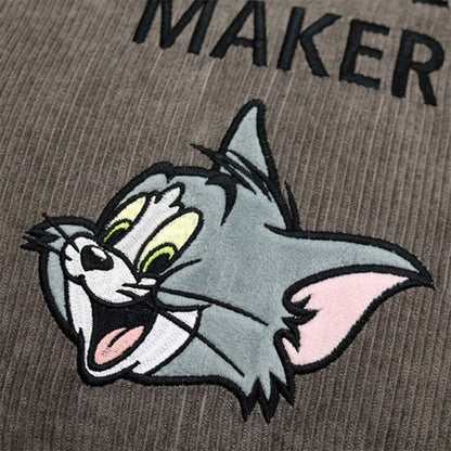  Tom & Jerry Blanket Corduroy Cushion Cover 