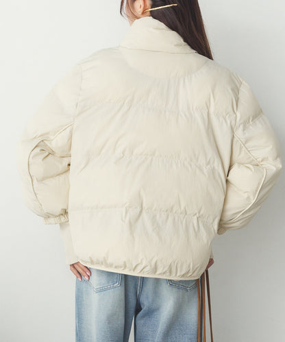 Quilted Jacket with Muffler