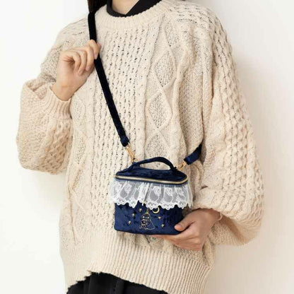 MOOMIN Lace & Velvet 2-Way Vanity Bag