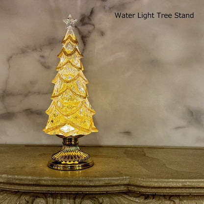 Water Christmas light tree stand