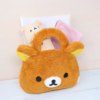 Rilakkuma Fluffy Tote Bag & Pouch Set