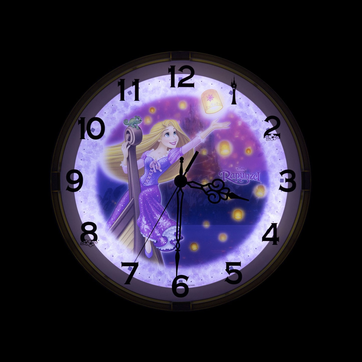 Disney Automatic Lighting Wall Clock