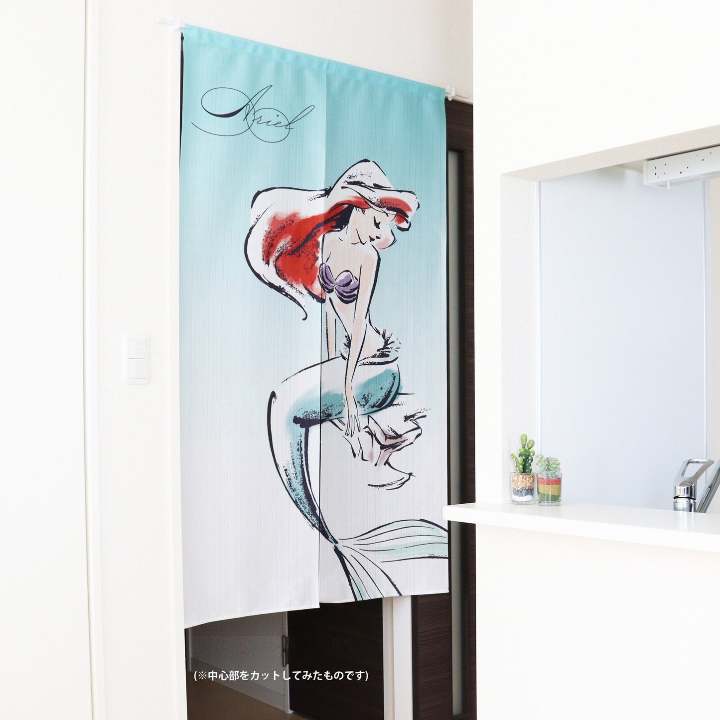  Disney Ariel door curtain made in Japan 