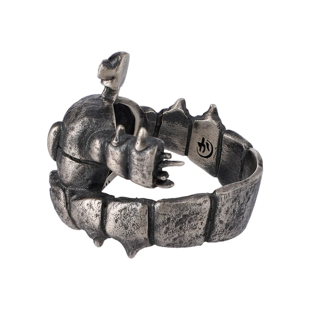  Castle in the Sky Silver Robot Soldier Ring 