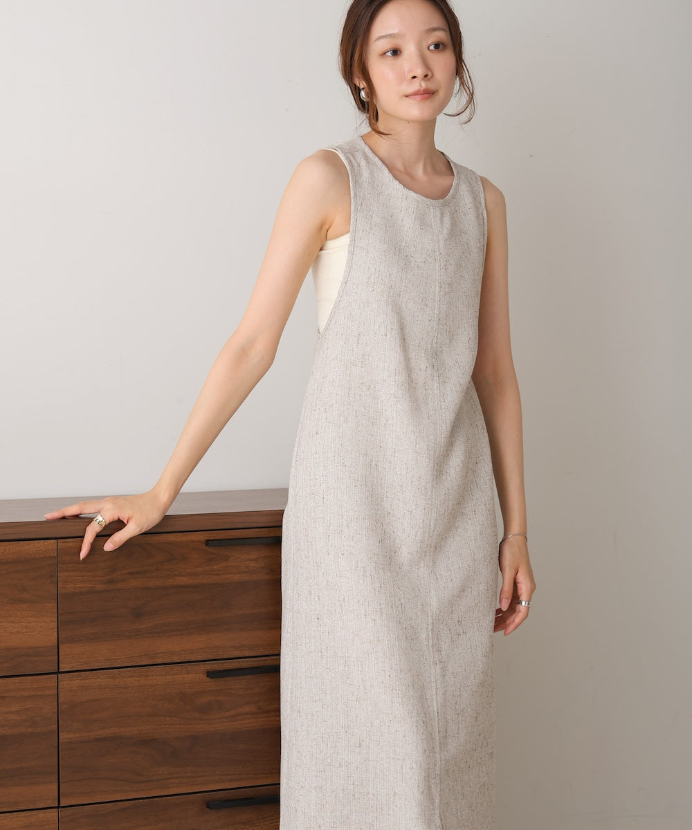 Back Cross Amesuri Long Dress