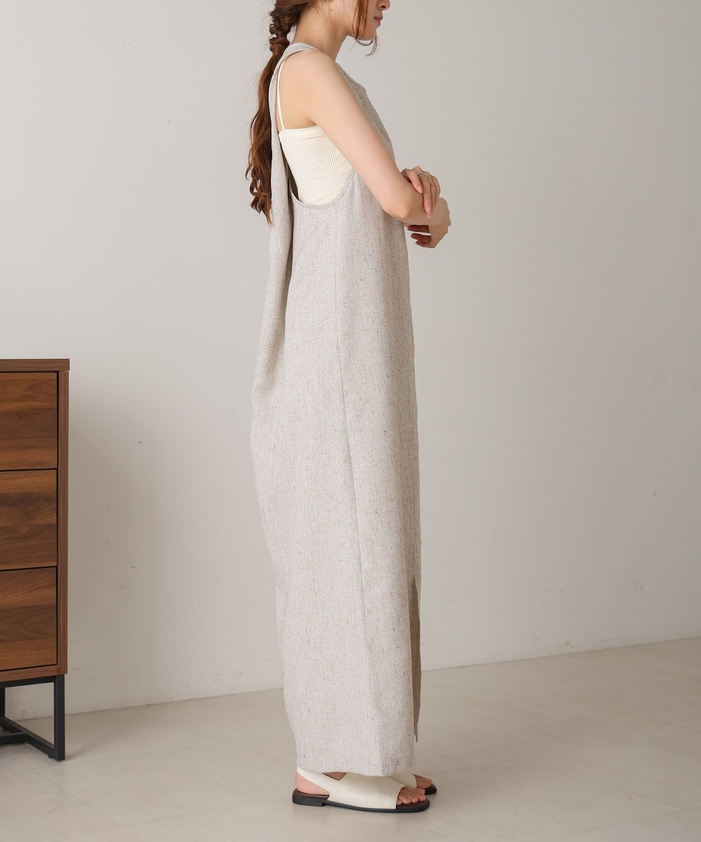 Back Cross Amesuri Long Dress