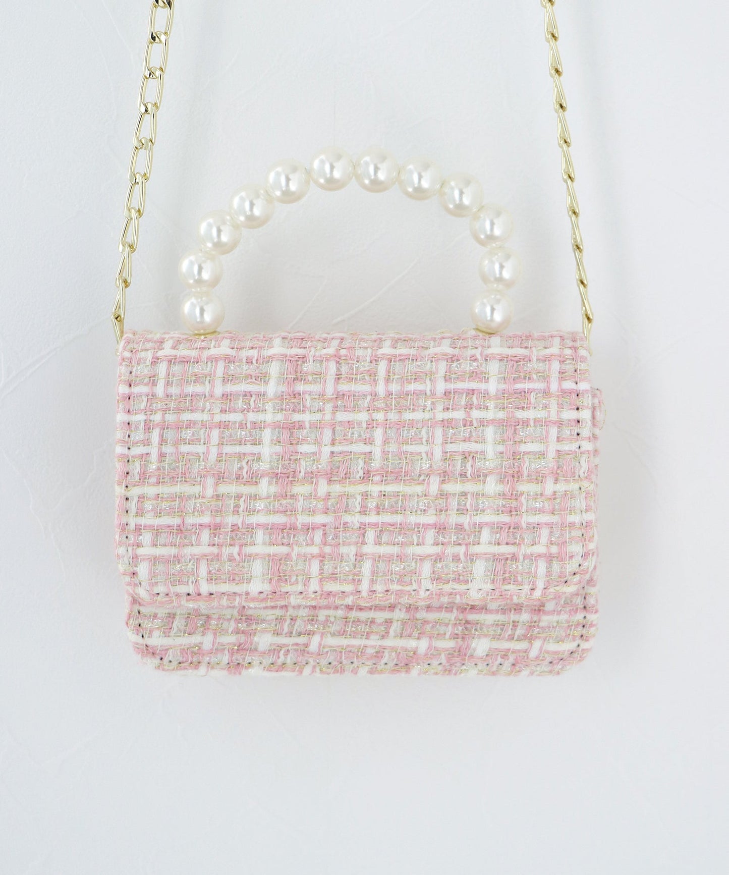 Pearl Handle 2-Way Mini Bag