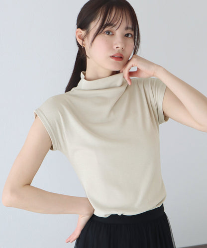 High Neck French Sleeve T-shirt