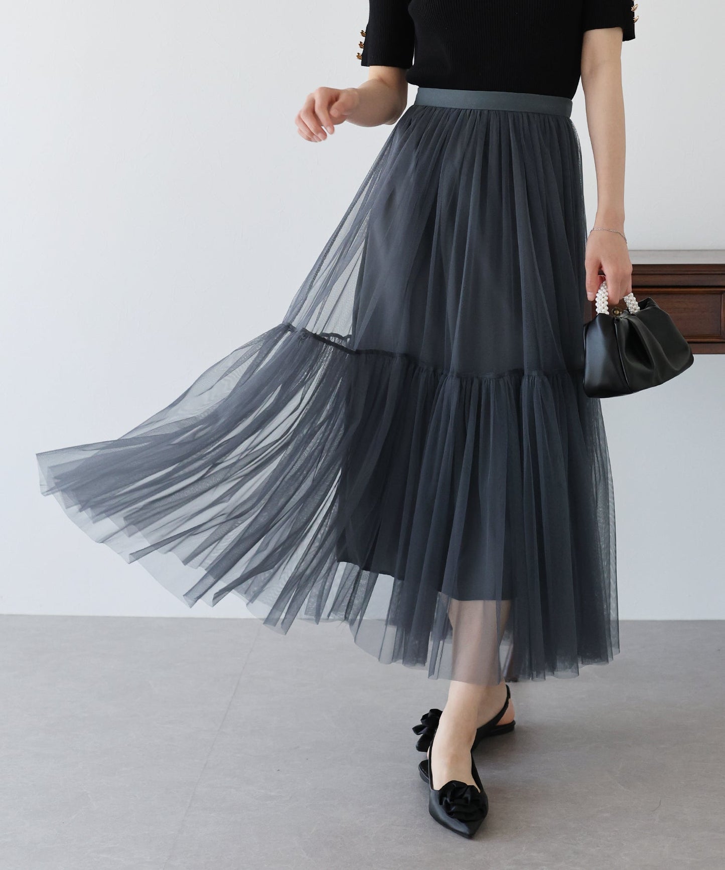 Tulle Tiered Skirt