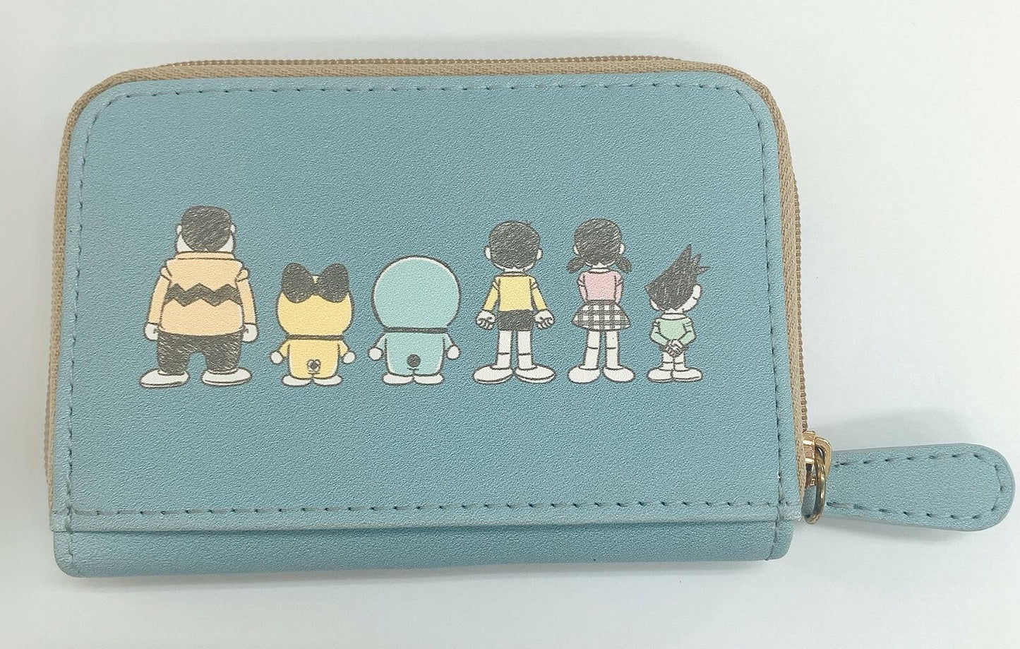  Doraemon Round Zipper Coin Pouch 