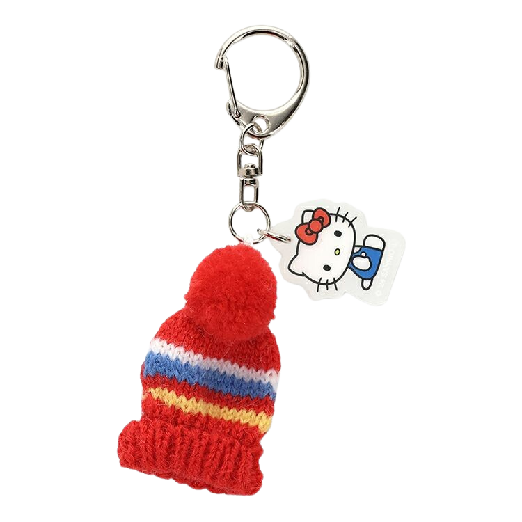 Sanrio Miniature Knit Hat and Mittens Keychain Set